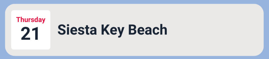 Siesta Key Beach